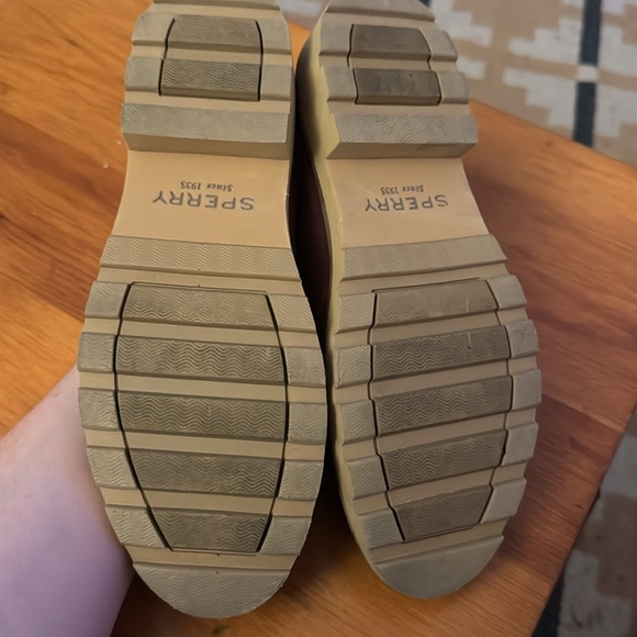 Sperry Dark Brown Slip-On Loafers - Picture 2 of 4